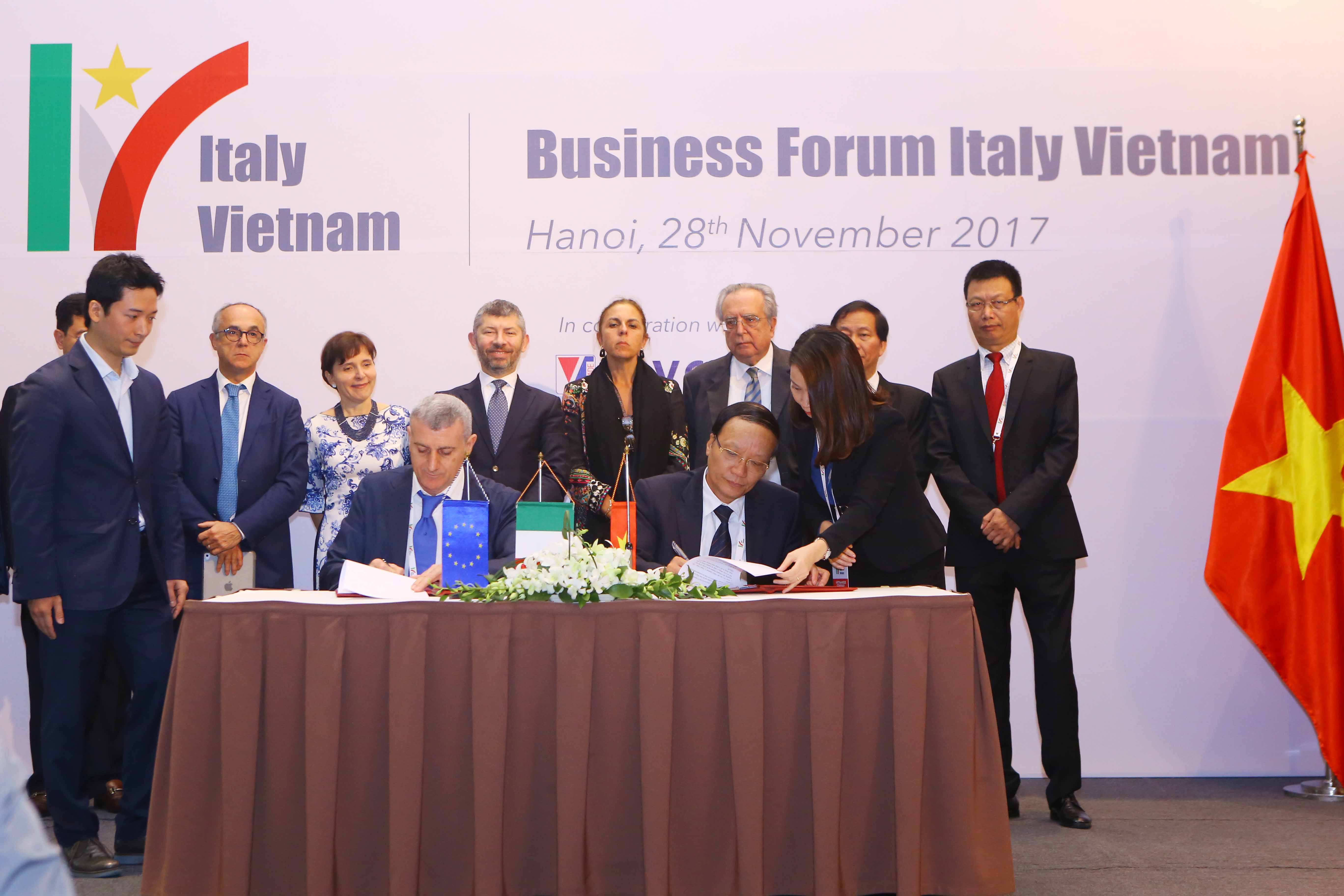 Mocbai66 link không chặn Việt Nam ký biên bản ghi nhớ với Phòng Thương mại Italy